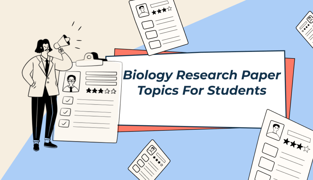 biology research paper topics for high school students